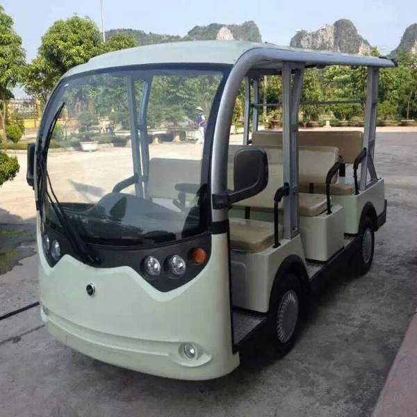 Passenger Sightseeing Car Tourist Shuttle Mini Electric Lt-S8 8 Seats Tour Bus