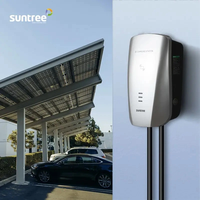 Versión UE Tipo 2 Mini 7kw Estación de carga para vehículos eléctricos