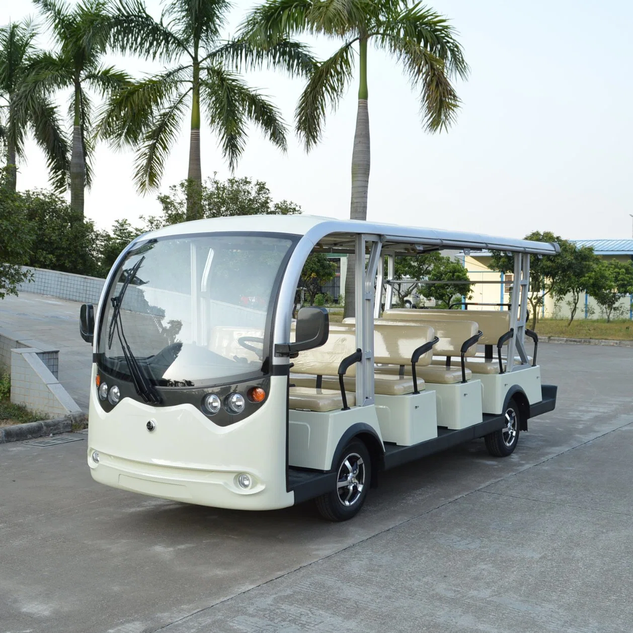 14 persona Servicio de autobús de turismo alquiler de autobús de turismo de 72V Carro Eléctrico del Motor de 7,5 Kw/LT-S14