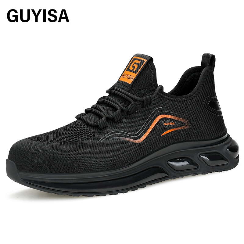 Guyisa Factory Direct Selling Safety Shoes Soft and Breathable Steel Toe Safety Shoes
