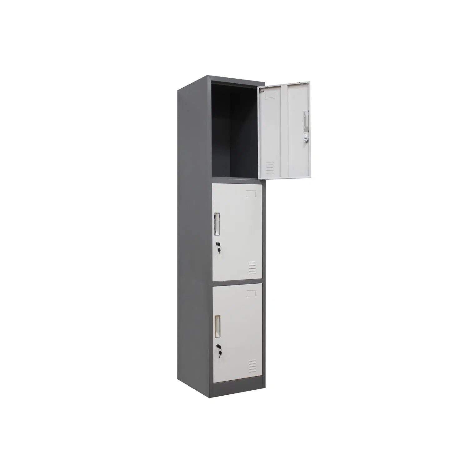 Steel Furniture Metal Three-Door Lockers Hot Products Five Years Warranty