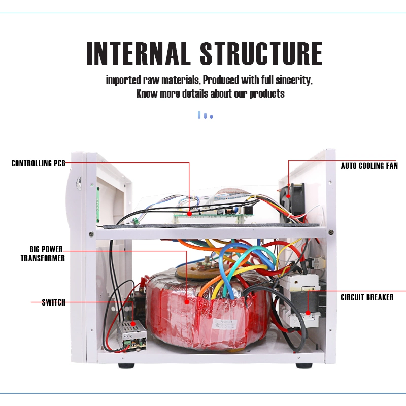 Fabrikpreis SCR 1kVA 1 Kilowatt Triac Control AC statisch Automatischer Spannungsstabilisator/Regler für Conditioner