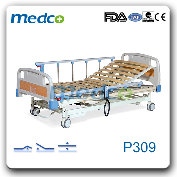 Ultra-Low Three Functions Nursing Bed Electric Hospital Bed for Patient