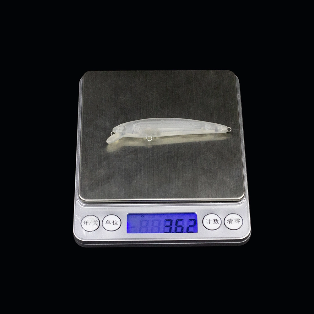 Unpainted Minnow Blank Fishing Lures Artificial Bait Jerkbait Blanks Lures Plastic Fishing Lure Parts China Fishing Lure