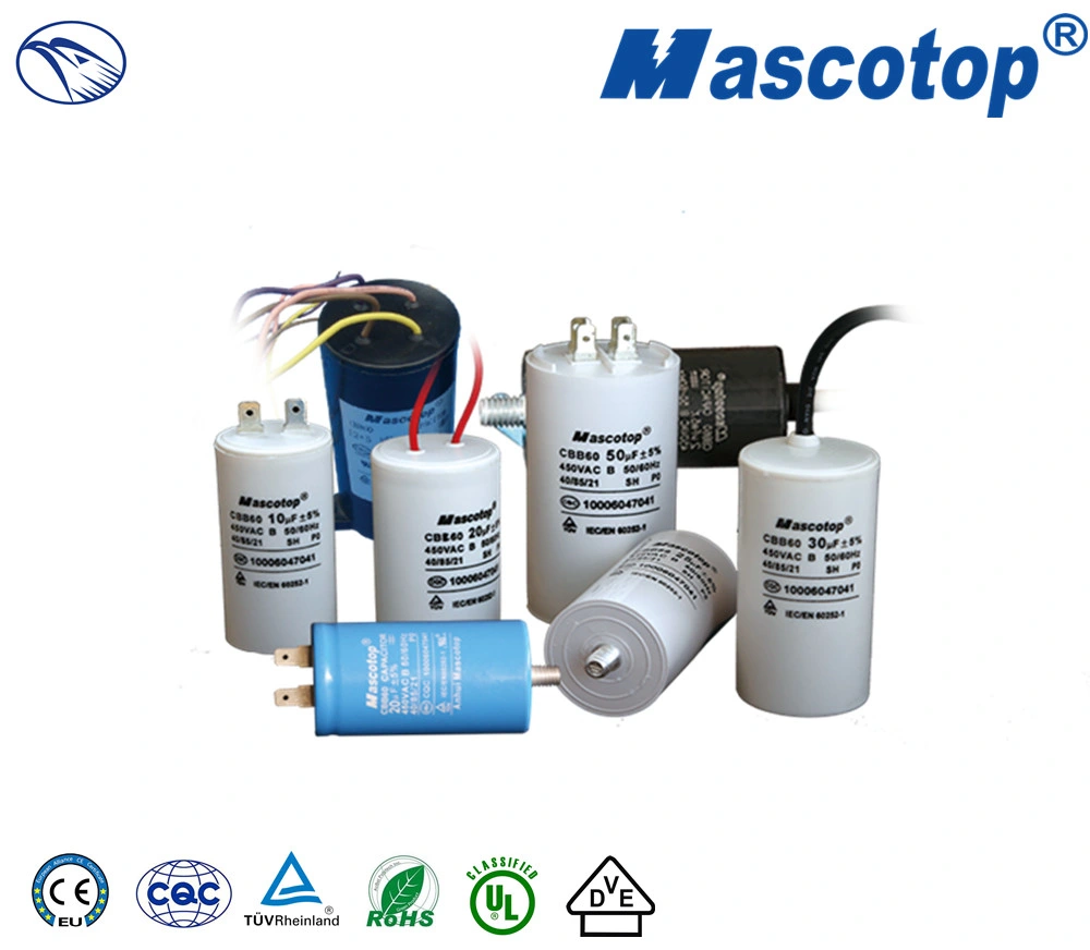 Cbb60 Pump Capacitor for Washing Machine 50UF 450V