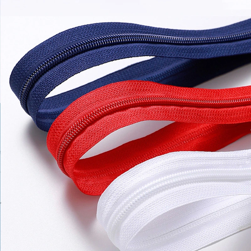 Hot Sale Wholesale/Supplier Open-End Colorful Tape Metal Zippers Customizable Zipper