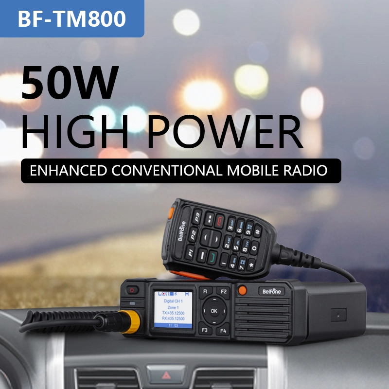 Bf-TM8500 Radio Mobile Rentable DMR Radio 50W Profitez de la capacité d'appel et des communications vocales claires Radio Mobile.