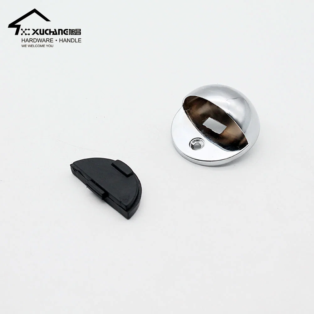 Door Stopper Manufacturer 304 Half Moon Stainless Steel Closer Exterior Door Stopper, Door Buffer Rubber Magnetic