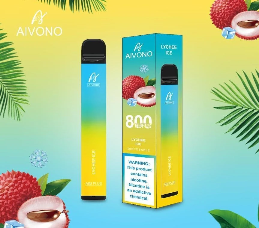 Nueva llegada Aivono Objetivo Plus 800 inhalaciones una vez Vape 500mAh Pod Aivono Dispositivo mejor