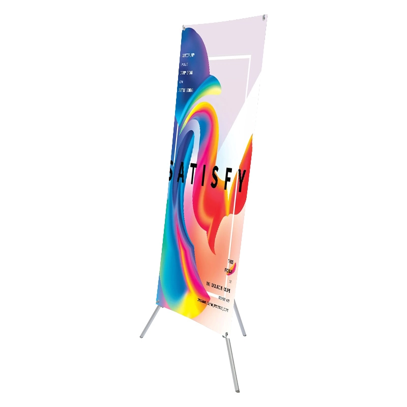 Portable Foldable Exhibition Advertising Poster Roll-up X Banner Stand