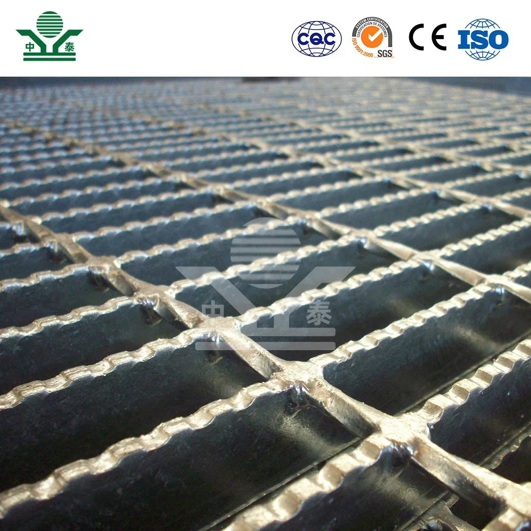 Zhongtai Heavy Duty Driveway Trench Drain China Manufacturing Perforated Metal Grating 2 Inch X 3/16 Inch Heavy Duty Floor Steel Grating