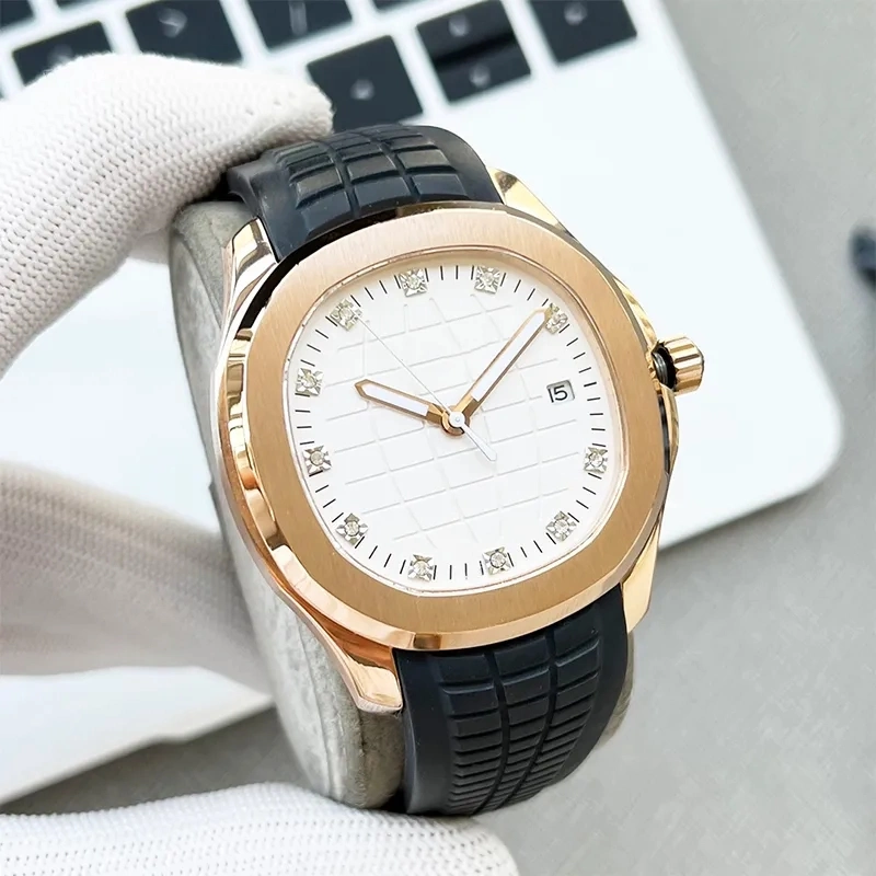 Hot Sale Mens Watch Wristwatch Mechanical Movement Designer Rubber Strap Sapphire Waterproof Montre De Luxe 40mm Gift Watches Cheapest Wholesale/Supplier