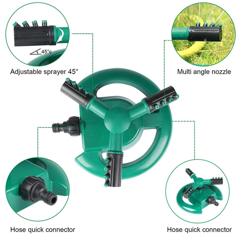 Garden Tools 360 Rotating Adjustable Garden Water Lawn Sprinkler From China