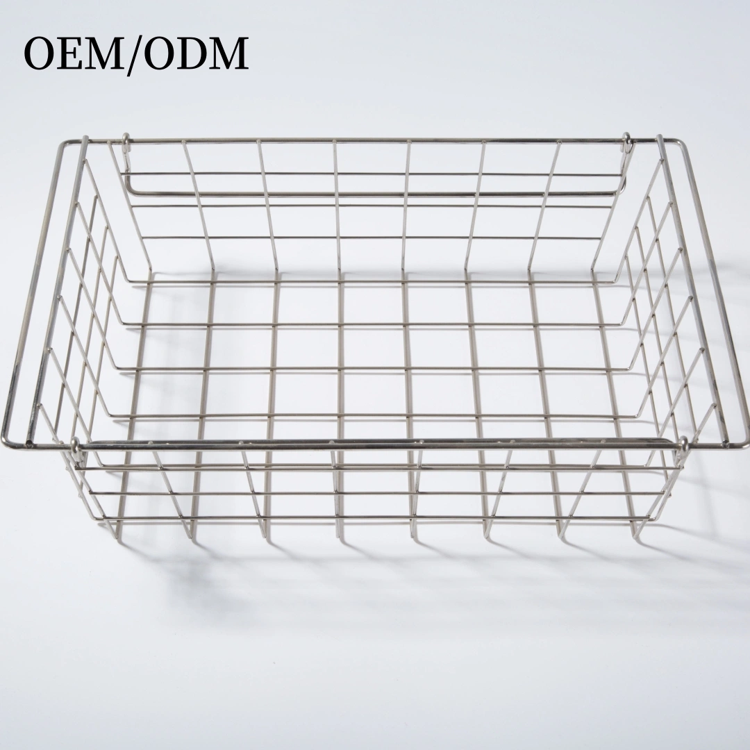 Stainless Steel Wire Basket Kitchen Storage Wholesale/Supplier Picnic Metal Mesh Basket