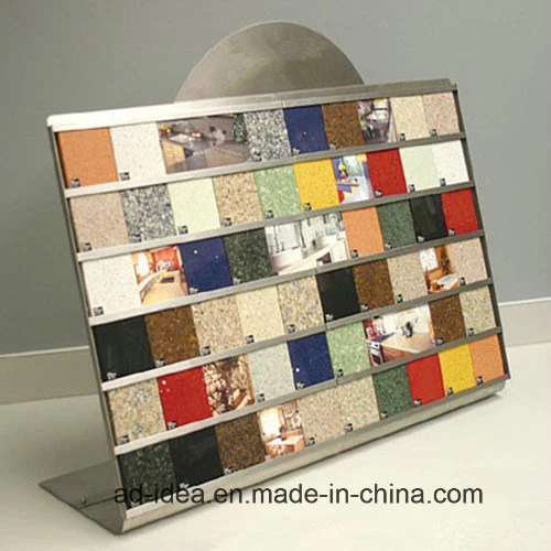 Carreaux de mosaïque du Conseil de l'échantillon de présentoir/support d'écran de marbre pierre Quartz et marbre/granit/Stone Présentoir