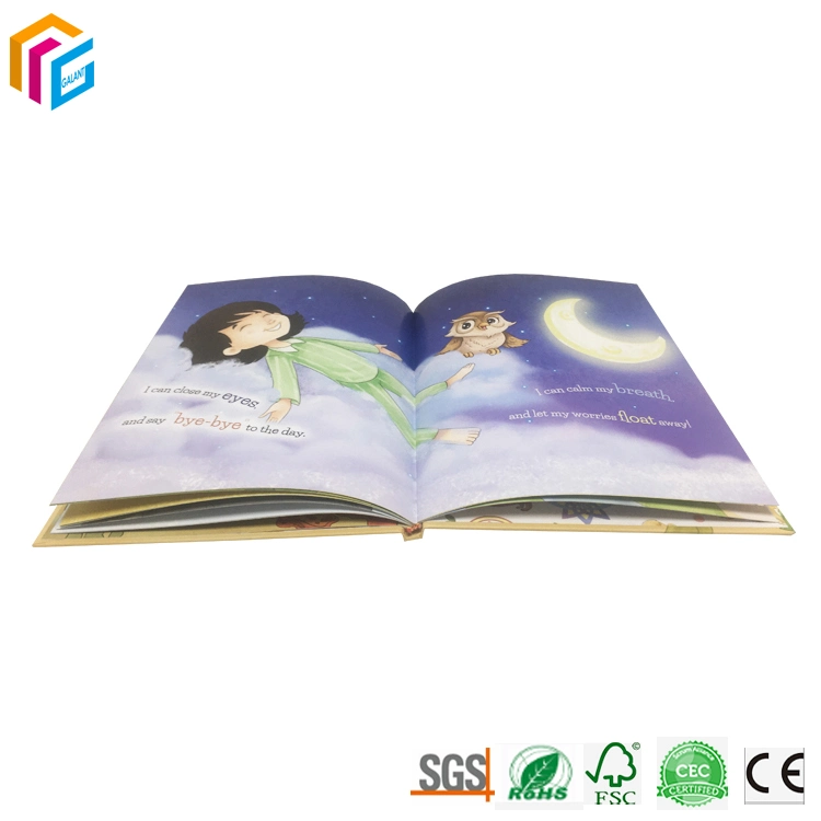 Hardback Section Sewn Kids Story Picture Books Custom Design Gold Foil Stamp Hardcover Childrens Book Printing