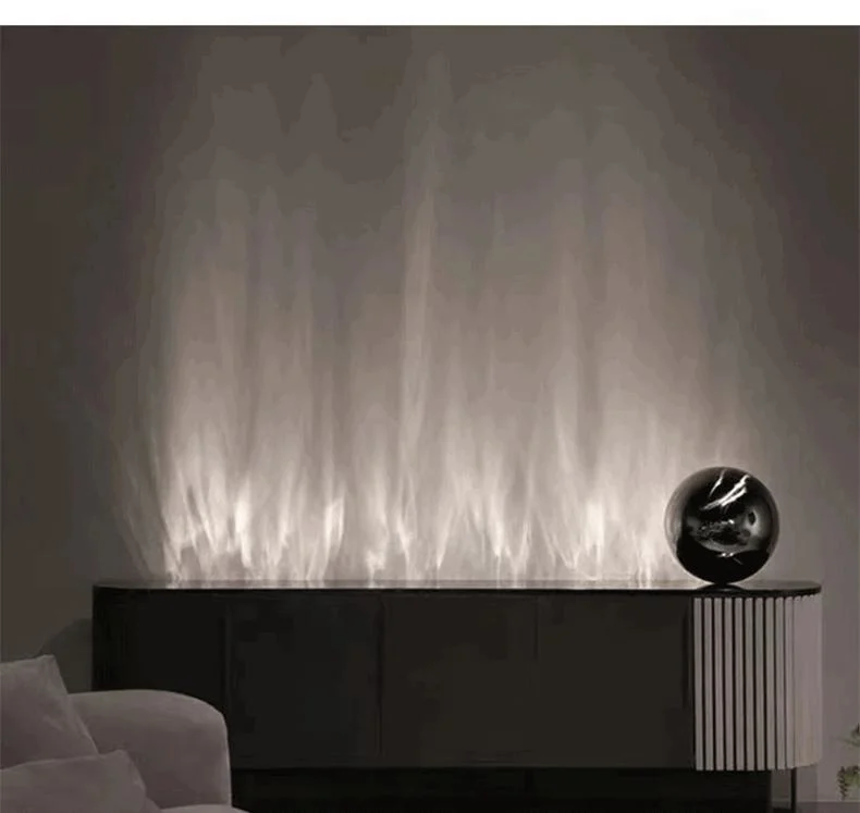 Water Ripple Wall Washer Light KTV Aurora Flame Water Pattern Light Living Room Wall Light 3D Dynamic Bedside Bar Atmosphere Light