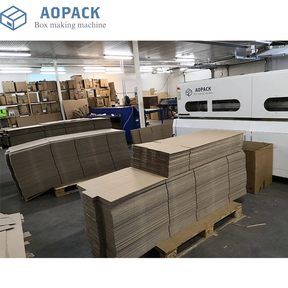 Aopack Modern Packaging Manufacturing Cardboard Corrugated Paper Carton Box Making Machine