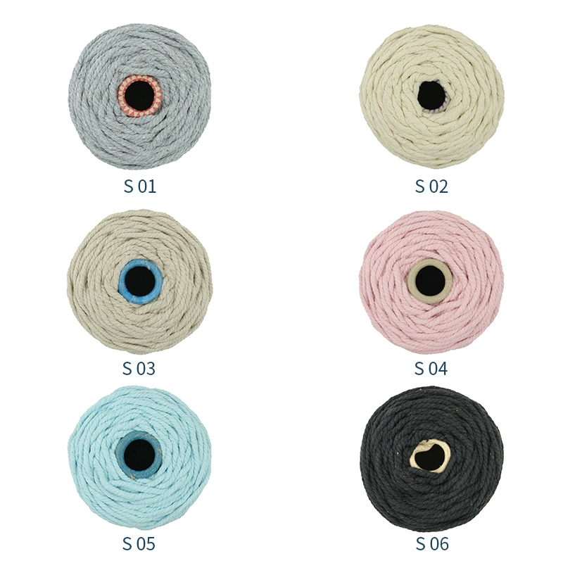 Customized Wholesale/Supplier Macrame Cord 5mm Macrame Cord Cotton Rope