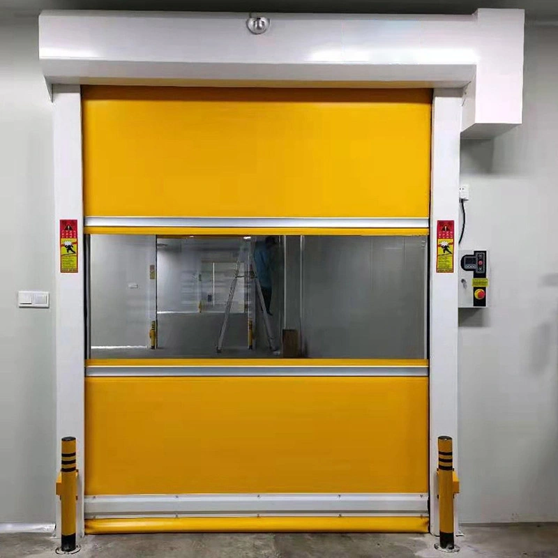 Rapid High Speed PVC Roller Shutter Fast Rolling Automatic Door
