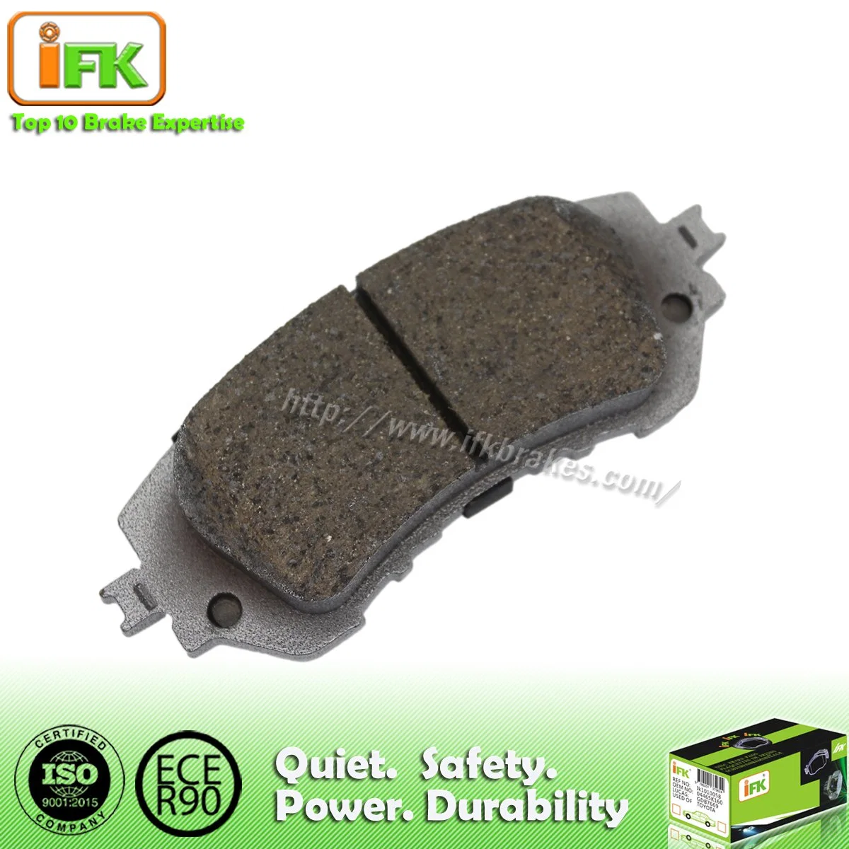 Auto Parts Semi-Metallic Ceramic Front Disc Brake Pad for Toyota Yaris/Vios 044650d150/Gdb9702/D1950