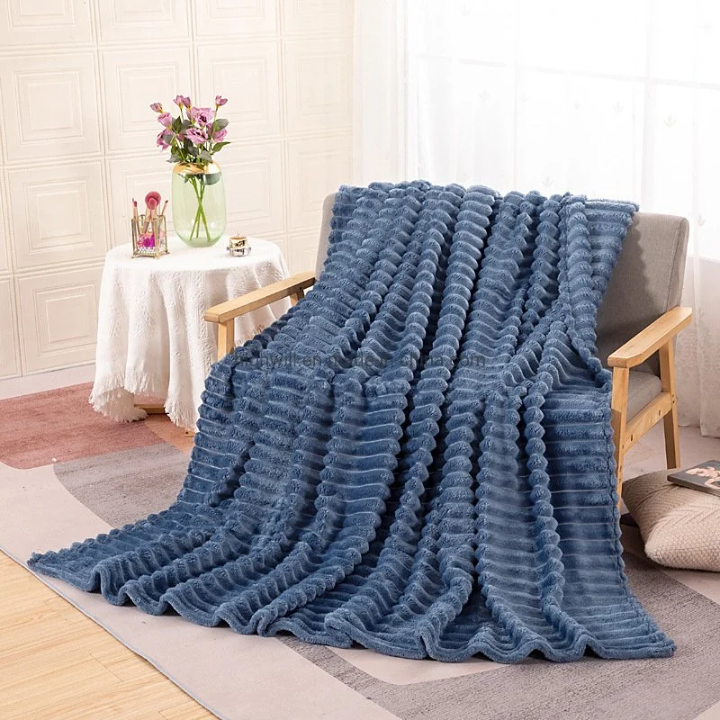 Fleece Blanket Home Textile Sofa Cover Bedding with Size 150cmx 200cm Bedding for Winter Wholesale/Supplier Textile Gift Packing