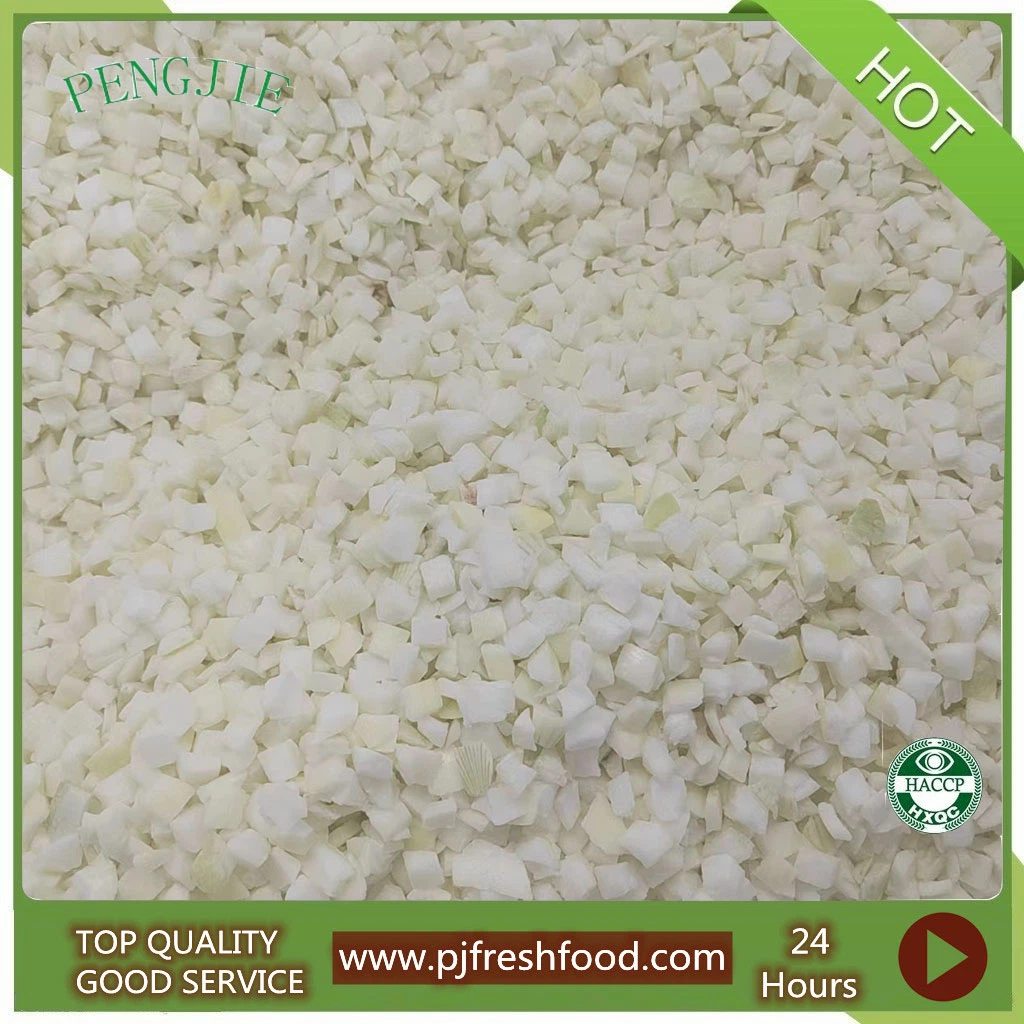 China Frozen Vegetables IQF Frozen Onion Dices with 10*10mm 6*6mm Onion Diced