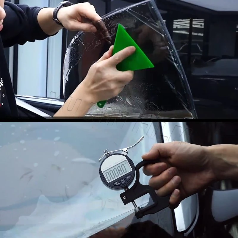 Magnetically Controlled Thermal Reflection Film Blue Color Car Window Film Tint Film