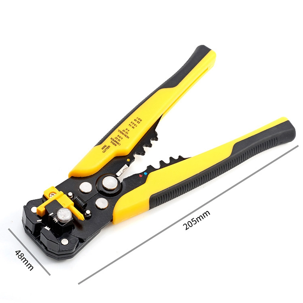 Crimper Cable Cutter Adjustable Automatic Wire Stripper Multifunctional Stripping Crimping Pliers Terminal Hand Tool