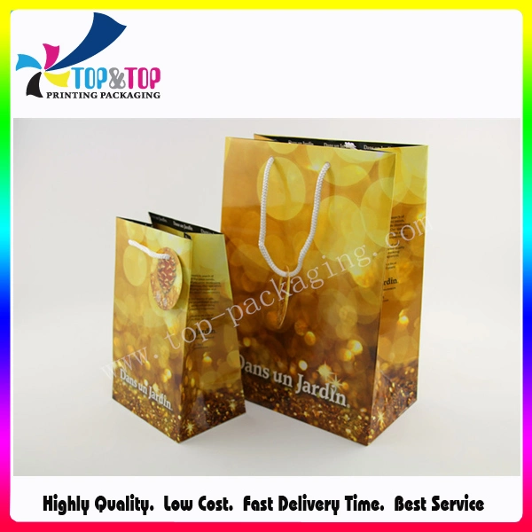 Customized Luxury Folding Cosmetic Gift Packaging Paper Bags Factory Price