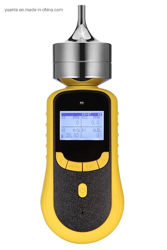 Multi 6 in 1 Gas Detector Multi Parameters Gas Analyzer (معلمات متعددة لجهاز الكشف عن لا توجد شركة SO2 H2S CO2 H2 مع شهادة CE ISO