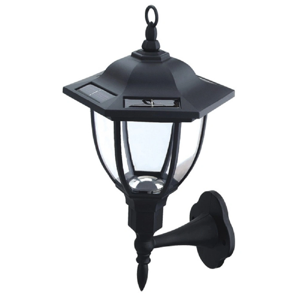 Solar Powered Shepard Hook Garden Lantern Venta caliente paisaje al aire libre Camino LED Stick Lawn luces luz del sol para Garden Yard Path Esg17315