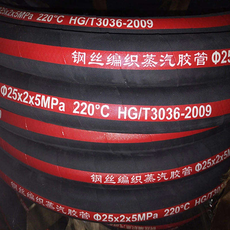 Popular Hydraulic Hose SAE100r1 Steel Wire Reinforced Rubber Covered