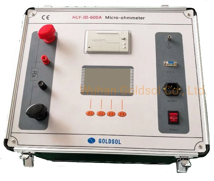 High-Accuracy Micro Ohmmeter/Low Contact Resistance Meter/Loop Resistance Tester 600A