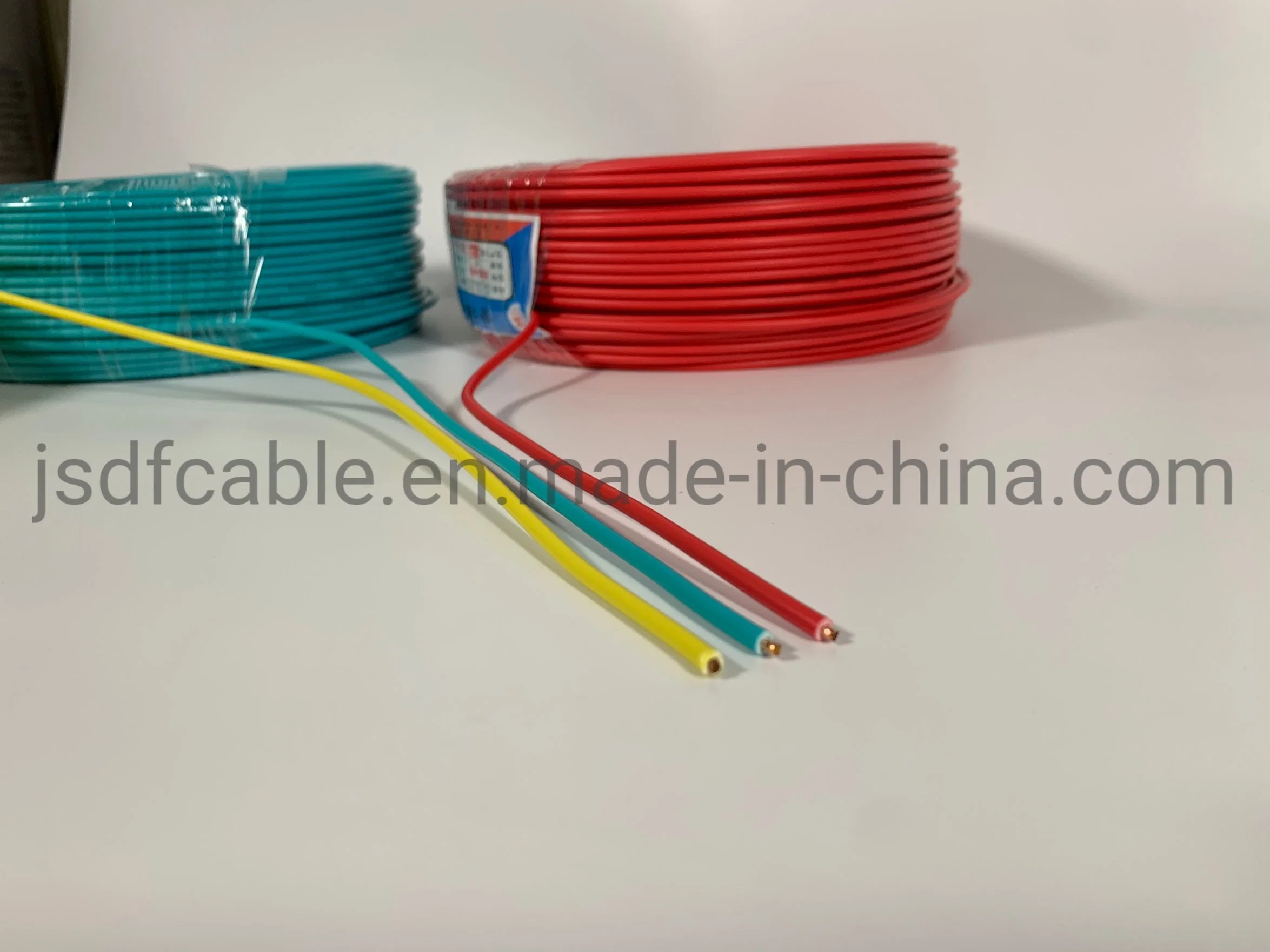 Electric Wires Copper Core Irradiation Cross-Linked Halogen-Free Low-Smoke Polyolefin Insulation Flame Retardant Class B Wire