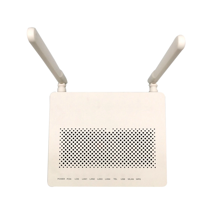 New Arrival HK725 Gpon ONU Ont Router 1 Pots + 1 Ge + 3 Fe + 2.4G Wi-Fi Fiber Optical Equipment