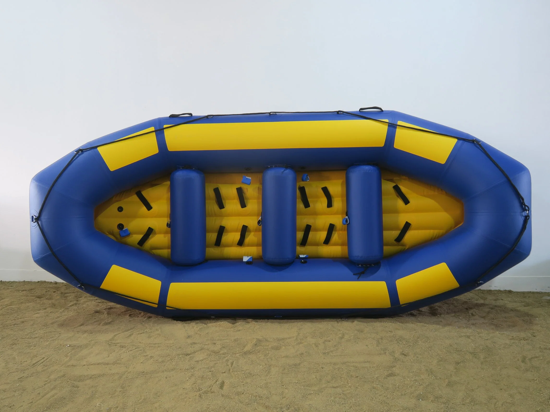 Gran PVC caucho Pesca/Rafting/Rib/Kayak/velocidad/Motor/Empaque/Deporte/Inflatable White Water Balsas Boat