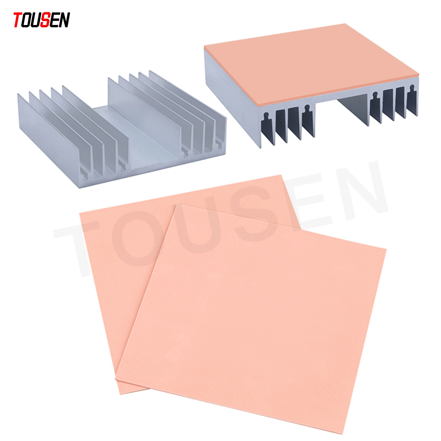 Thermal Interface Material Thermal Silicone Thermal Pad GPU with Long Life Hot Sales RoHS Recognized Insulation Pad