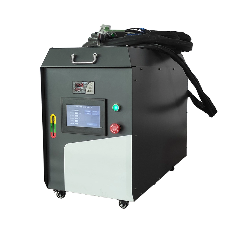 Nuevo producto limpiador láser portátil 1000W Rust Removal Con Raycus Max JPT Laser Source Laser Cleaning Machine portátil