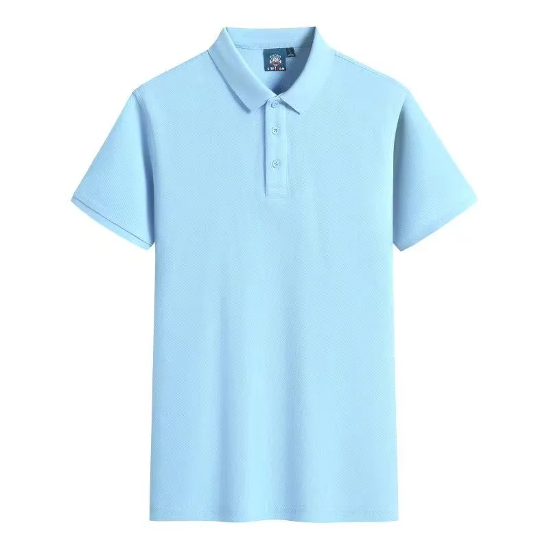 Custom Sales Promotion Large Size Blank Plain Embroidery Golf Shirts Men Cotton T-Shirts Men's Polo Shirts