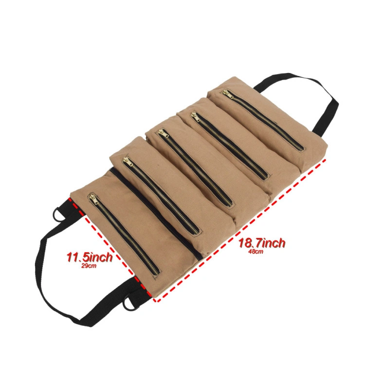 Mehrzweck-Werkzeug Roll-up Tasche Schlüssel Roll Pouch Hängeleinwand Werkzeug Organizer Eimer Auto Erste Hilfe Kit Wrap Roll Lagerung Tasche Für Werkzeug