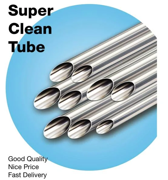 Nailok Stainless Steel 316L Bright Annealing Seamless Tube 6mm 1/8 1/4 Od for Gas Laboratory