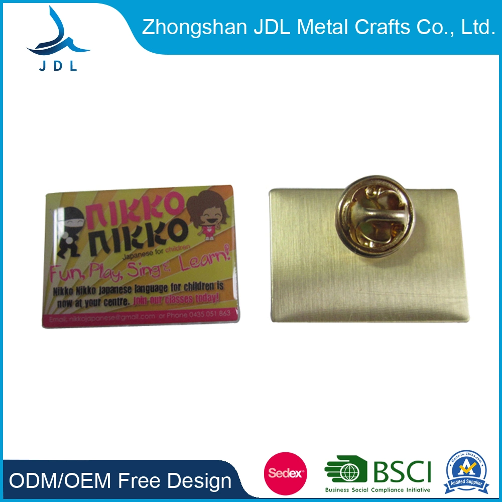 Die Stamping Enamel Copper Plating Metal 3D Pin Badge From Chinabomb Pop Souvenir Epoxy Pin Badge From China in (405)