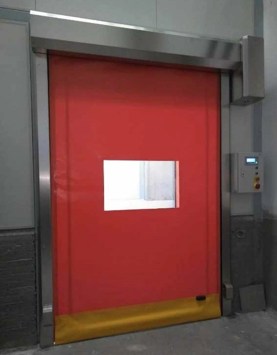 Cool Room Auto Self Repairing Air Tight Fast Rapid Action Impact Self Repair Zipper Shutter High Speed PVC Cleaning Room Door Manufacturers