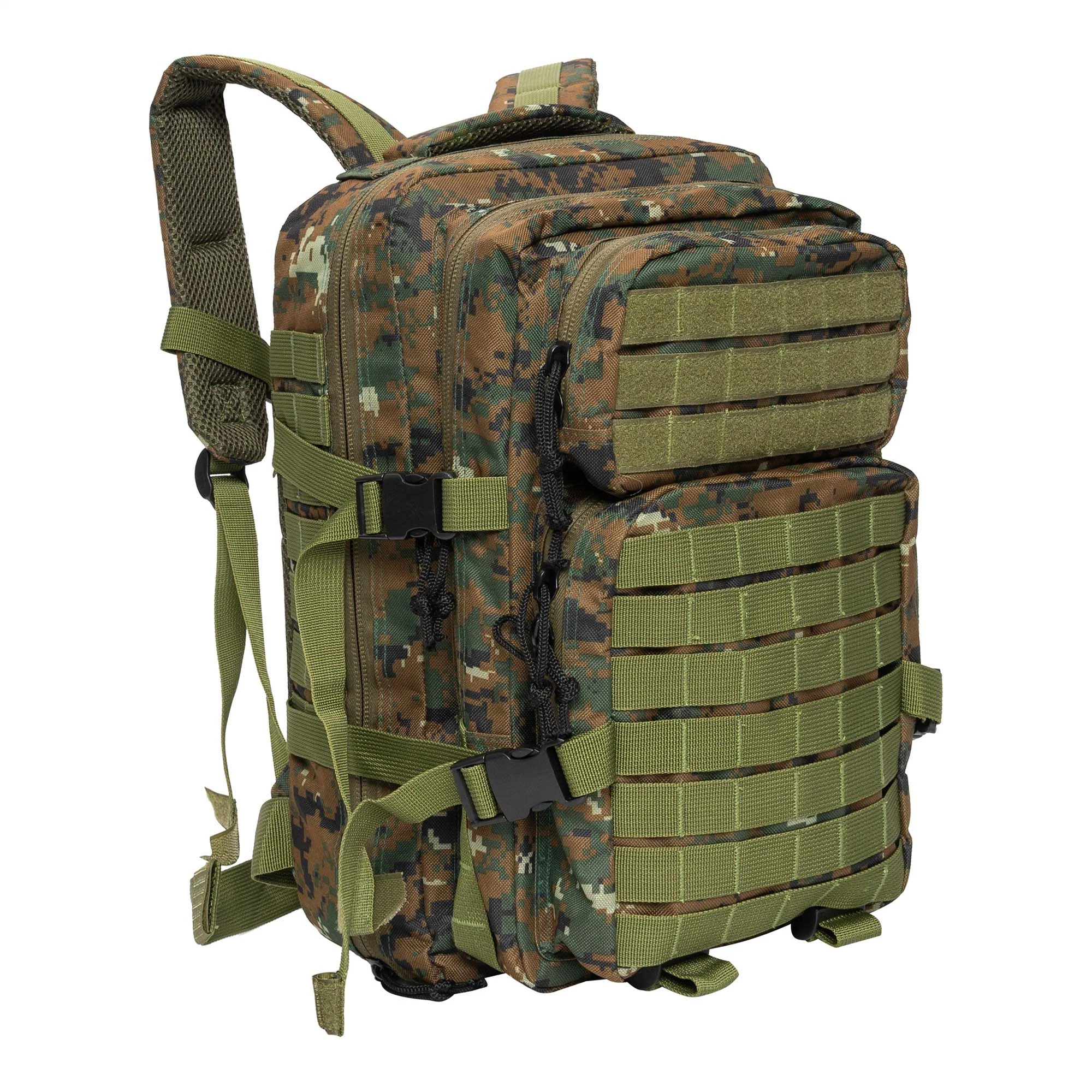 Outdoor Survival 600D Camouflage Camping Mochila impermeable de gran capacidad táctica