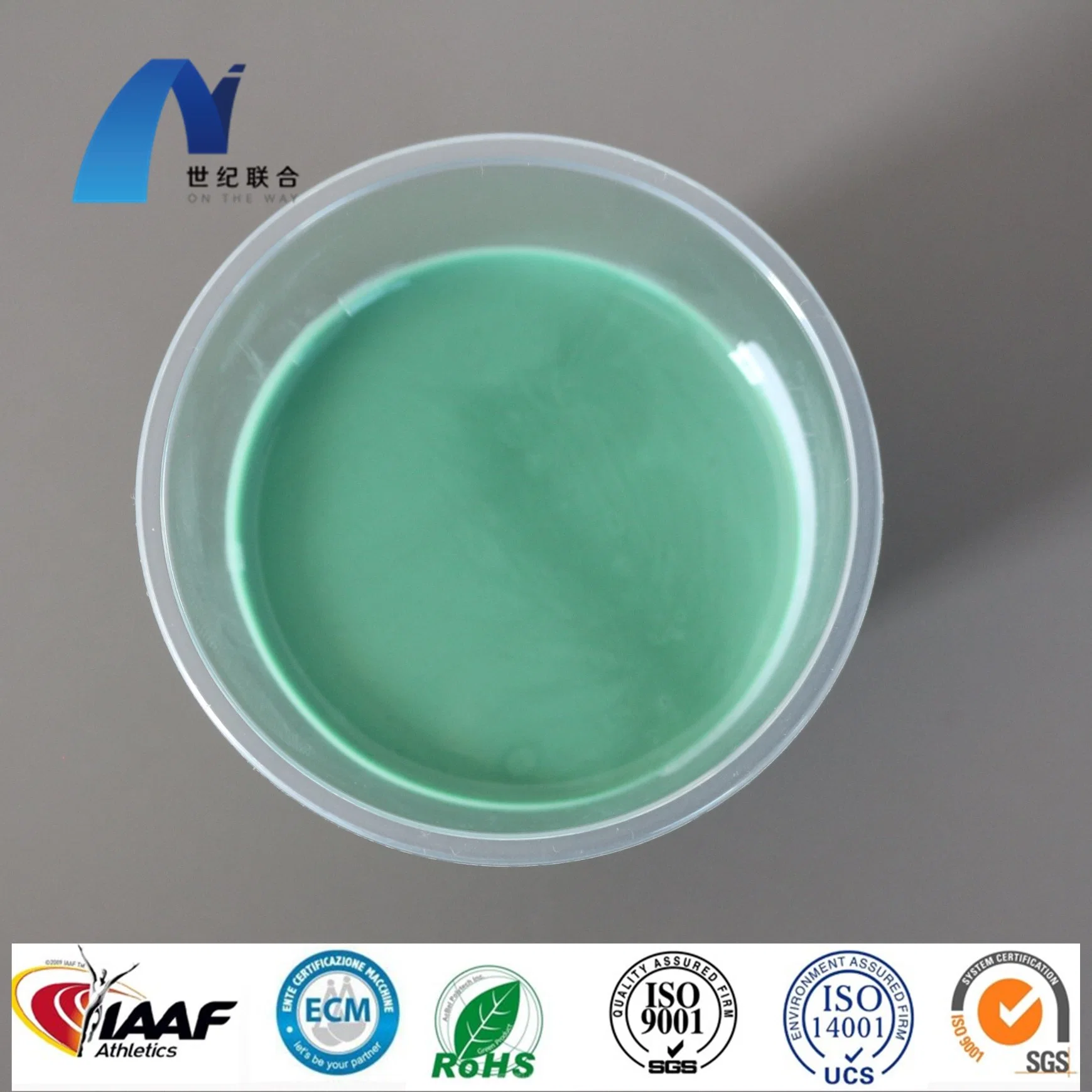 Professional Silicon PU Surafces Layer Coating Water-Based Table Tennis Basketball Courts Sports Surface Flooring Athletic Running Track