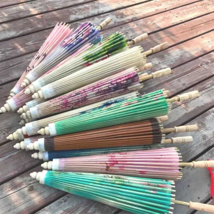 Wholesale/Supplier Decorative Handmade Gift Waterproof Paper Bamboo Parasol