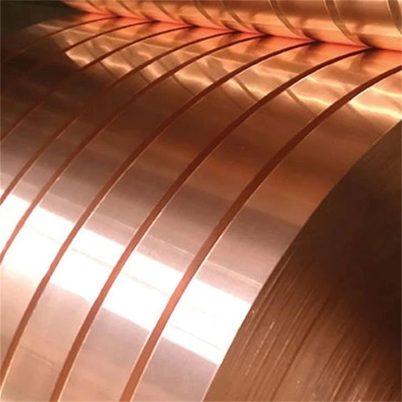 Customized Copper Strip 0.3mm 0.5mm 1mm 1.5mm 2mm 4mm Pure Flexible Copper Copper Coil