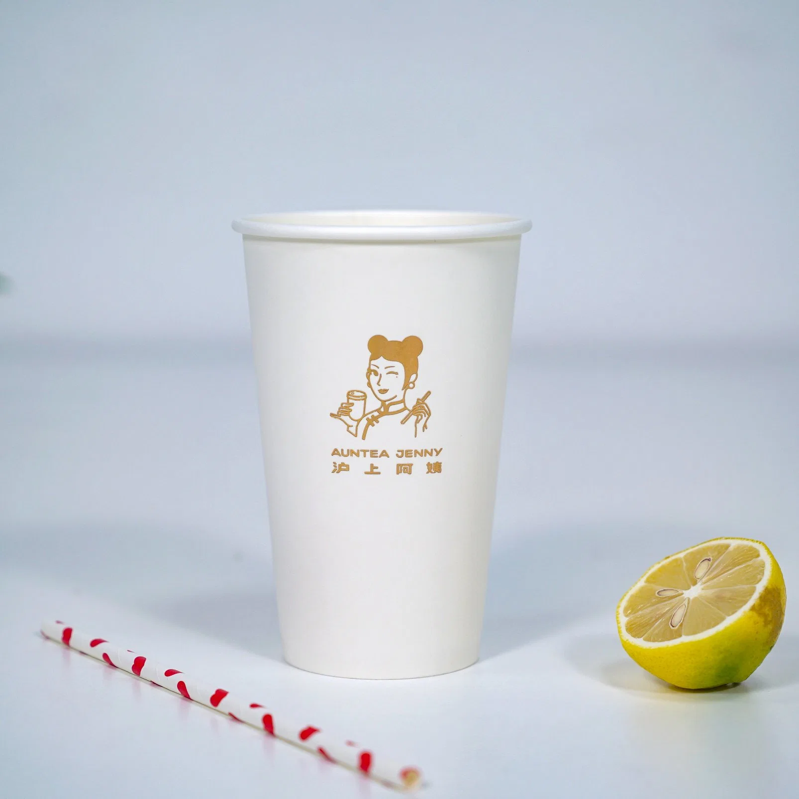 Custom Logo Eco Friendly 8oz 12oz 16oz 20oz Disposable Insulation Milk Tea Coffee Takeaway Double Wall Paper Cups for Hot Drinks