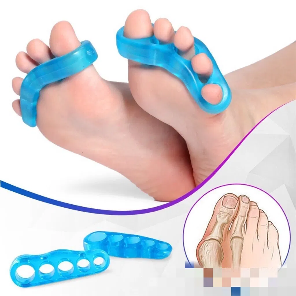 Silicon Bunion Toes Corrector Toe Stretcher Separator Nail Separators Gel for Yoga